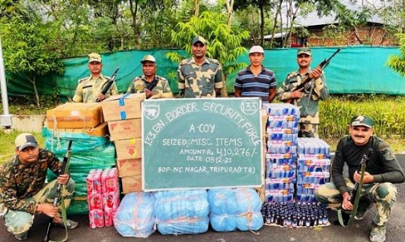 BSF Seized Contraband Items Worth Rs.17.88 Lakhs